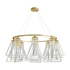 Contemporary Crystal Chandelier Minimalist Ceiling Light