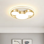 Modern Creative Cartoon Three Tone Light LED Energy Saving Ceiling Lamps