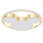 Modern Creative Cartoon Three Tone Light LED Energy Saving Ceiling Lamps