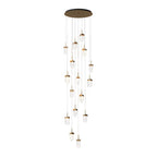 Gold Staircase Chandelier Modern Creative Luxury Ceiling Light