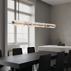 Crystal Light Pendants Modern Minimalist Linear Pendant Light
