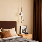 Modern Crystal Pendant Light Luxury Aluminum Ceiling Light