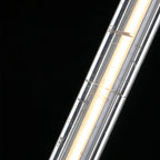 Modern Crystal Pendant Light Minimalist Linear Ceiling Light