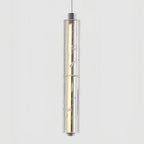 Modern Crystal Pendant Light Minimalist Linear Ceiling Light
