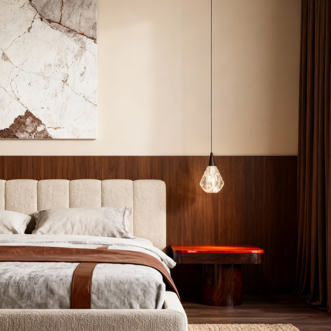 Modern Crystal Pendant Lighting Minimalist Luxury Ceiling Light