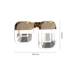 Crystal Wall Sconce Lighting Modern Luxury Aluminum Lamp