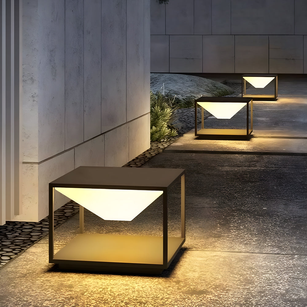 Square Pillar Light  Stainless Steel Waterproof