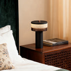 Cylindrical Table Lamp Stylish Nordic Sleek Decorative Iron Light