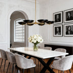 Black and Gold Chandeliers Contemporary Stylish Vintage Ceiling Light