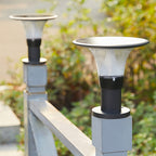 Fence Post Cap Lights Solar Outdoor Waterproof Light