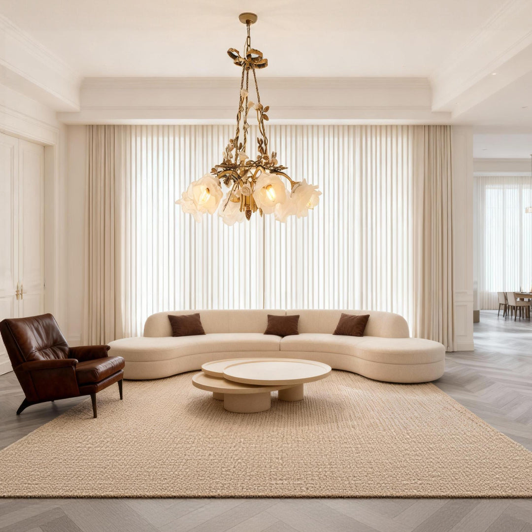 Modern Flower Chandelier Romantic Luxury Ceiling Light