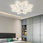 Ceiling Fans with Fancy Lights Modern Floral Light