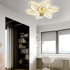 Ceiling Fans with Fancy Lights Modern Floral Light