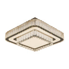 Modern Flush Mount Light Fixtures Luxury Crystal Light