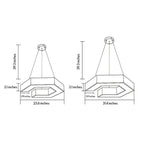 Modern Forms Chandeliers LED Creative Shaped Light Fixture