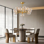 Modern Glass Globe Chandelier Full Sky Star Ceiling Light