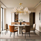 Modern Glass Globe Chandelier Full Sky Star Ceiling Light