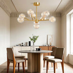 Modern Glass Globe Chandelier Full Sky Star Ceiling Light