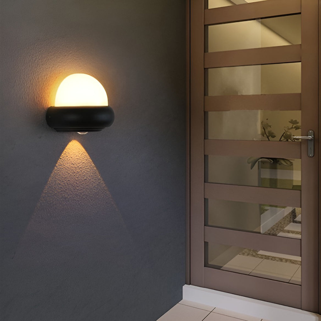 Modern Globe Wall Sconce Up-Down Emitting LED Light