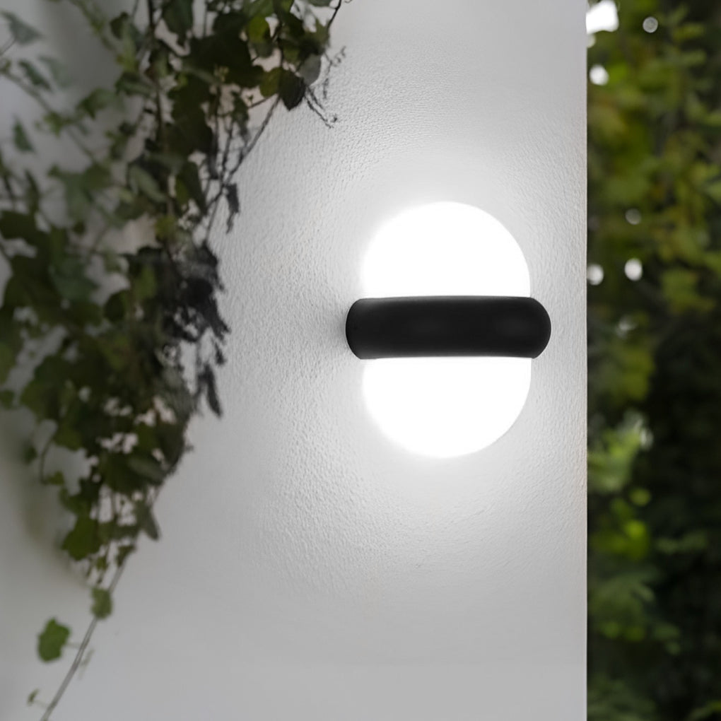 Modern Globe Wall Sconce Up-Down Emitting LED Light