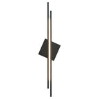 Linear Wall Light Geometric Diamond Accent Sculptural Wall Sconce