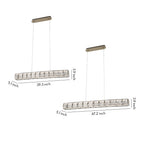 Modern Gold Pendant Light Minimalist Luxury Linear Ceiling Lights