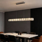 Modern Gold Pendant Light Minimalist Luxury Linear Ceiling Lights