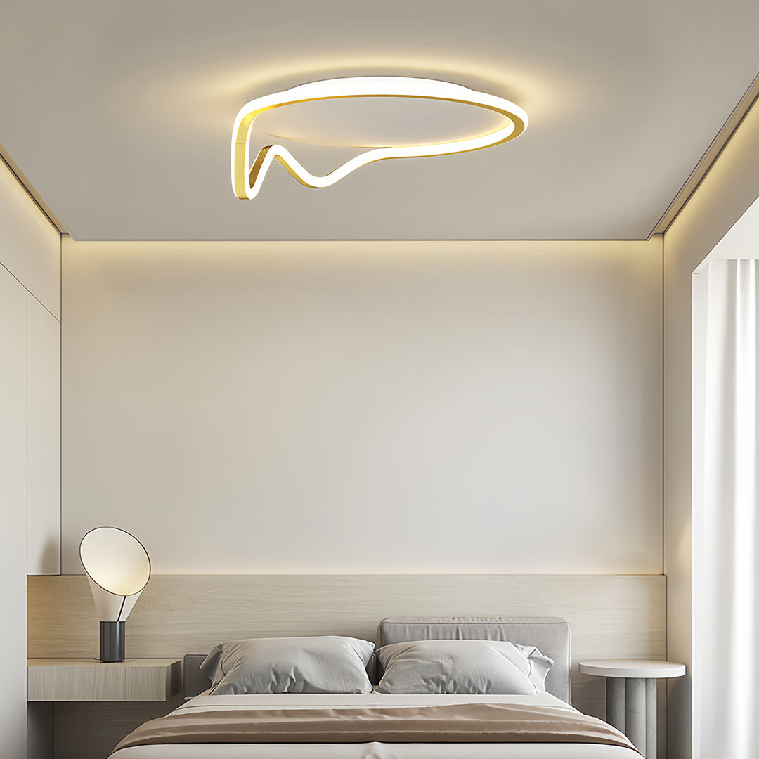 Geometric Flush Mount Light Minimalist Personality LED Design Light