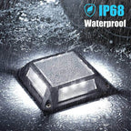 Modern Heavy-Duty Solar Deck Lights Waterproof LED Path Lighting
