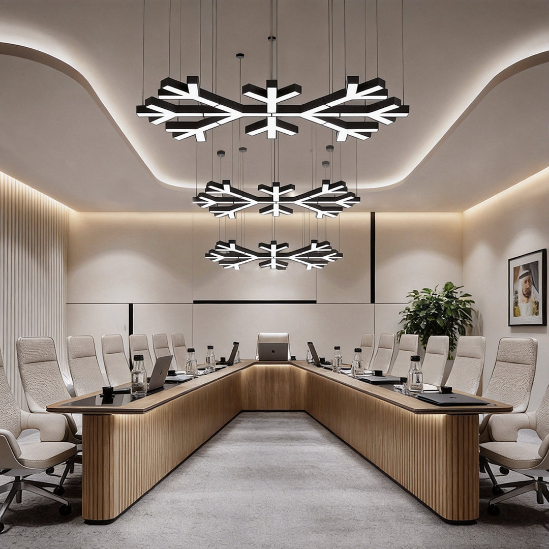 Modern Industrial Chandelier LED Metal Unique Ceiling Light