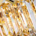 Modern LED Dimmable Dining Room Crystal Chandelier-Round/Rectangle