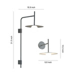 LED Light Wall Lamp Long Arm Reading Modern Industrial Wall Sconce