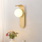 LED Lights For Wall Mid-Century Minimalist Wood Grain Wall Lights