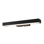 [Open-Box]Outdoor Motion Sensor Black Rectangle Wall Light