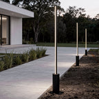Contemporary Outdoor Floor Lamps Waterproof LED Linear Lamp