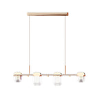 Italian Crystal Chandelier Minimalist Metal Ceiling Light