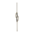 Modern Linear Wall Sconce Creative Black Aluminum Lamp