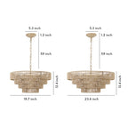 Japanese Style Chandeliers Zen-Inspired Creative Art Ceiling Lights