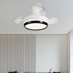 Ceiling Fan with Remote Light Minimalist Dimming LED 3-Blade Fan Lamp