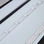 Long Rectangular Chandelier Modern Minimalist LED Ceiling Light