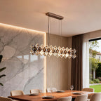 Modern Luxury Crystal Room Dining Chandeliers Metal Ceiling Light