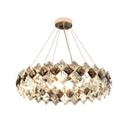 Modern Luxury Crystal Room Dining Chandeliers Metal Ceiling Light
