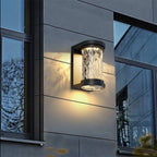 Modern Luxury Glass Stereoscopic Luminescence Cylindrical LED Wall Light