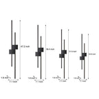 Modern Iron LED Linear Lights Horizontal & Vertical Wall Mounted Light