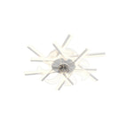 Metal Ceiling Fan with Light Iron Body Industrial Fan Light