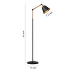 Metallic Floor Lamp Modern Adjustable Standing Lamp
