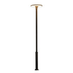 Round Waterproof LED Gray Modern Public Lighting Outdoor Pole Lights