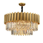 Modern Minimalist Personality Living Room Dining Room Bedroom LED Crystal Chandelier