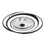 Modern Minimalist Stepless Dimming Invisible Bladeless Ceiling Fan Light for Bedroom
