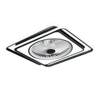 Modern Minimalist Stepless Dimming Invisible Bladeless Ceiling Fan Light for Bedroom